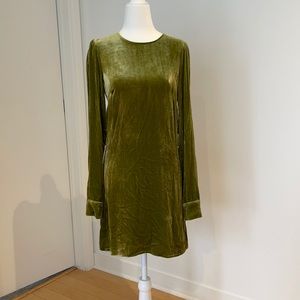 Reformation Kyra Velvet Mini Dress